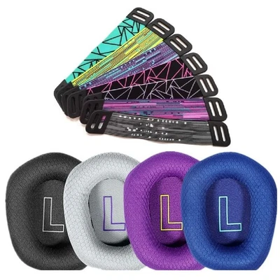 OHRPOLSTER24 Kopfhörer-Ohrpolster für Logitech G733 G733. Ohrpolster, Schwamm, weicher Schaum