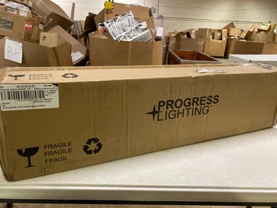 Progress Lighting Merry 4-Light Chrome & Etched Glass Vanity Light (P300330-015) - Image 1 of 2