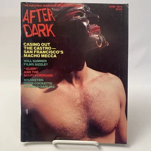 AFTER DARK 1979 leather man the Castro San Francisco’s macho Mecca Gay Interest - Foto 1 di 3