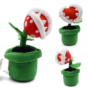 Super Mario Bros Poison Piranha Plant Plush Plush Toy Stuffed Animal Toy Gifts - Picture 1 of 8
