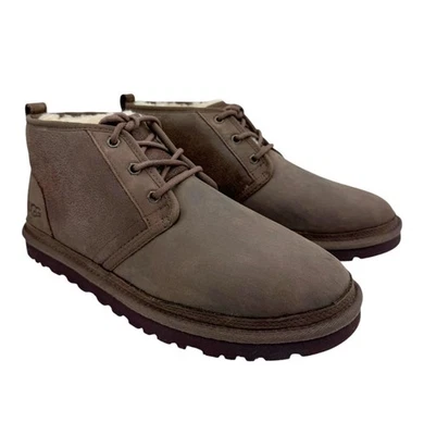 BOTA DE NIEVE UGG NEUMEL DE CUERO SEDAR QUEMADO ENVEJECIDO PARA HOMBRE TALLA US 10 🔥 Foto 1 de 4