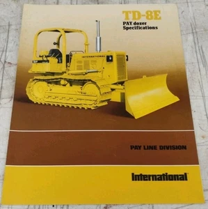 1977 International Pay Line TD-8E Pay Dozer Sales Brochure AD-50300-F - Picture 1 of 4