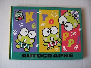 Sanrio Keroppi Frosch Autogramm Buch Pal Sammlerstück Vintage '88'96 NEU - Bild 1 von 4