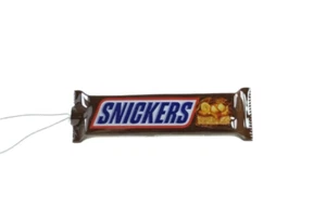 Snickers Hanging Christmas Tree Ornament Brown Size 4.5"x1.5" - Picture 1 of 5
