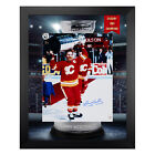 Graphique 26x32 signé Lanny McDonald Calgary Hockey Cup Champion