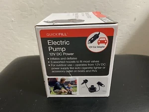 Intex QuickFill DC Elektrische Luftpumpe 12V Autostecker Max Luftstrom 21 2CFM - Beschreibung lesen - Bild 1 von 5