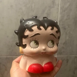 1980s Betty Boop Ceramic Figurine – Collectible Vintage KFS 1981 Pin-Up Art - Picture 1 of 14
