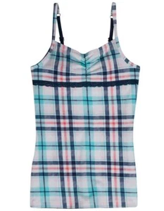 Sanetta Girls Undershirt Checkered Size 128, 140, 152 - Picture 1 of 2