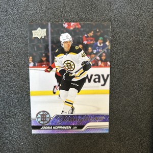 2023-24 Upper Deck Series 1 Young Guns 203 Joona Koppanen - Boston Bruins
