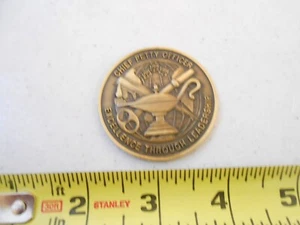 RARE CPO CHIEF PETTY OFFICER TAYLOR HALL NAVAL NAVY USN MILITARY CHALLENGE COIN - Picture 1 of 5
