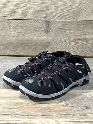 EDDIE BAUER Blakely Hiking Sandals Women's 7Gray/Fuchsia Outdoor Shoes EUC  - Image 1 of 4