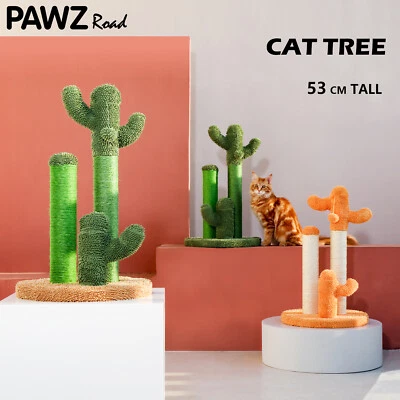 PAWZ Road Cactus Cat Tree Scratching Post Climbing Scratcher Tower Furniture Toy - Image 1 of 4