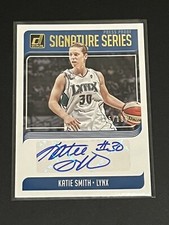2019 Panini Donruss WNBA KATIE SMITH SIGNATURES SERIES AUTO PRESS PROOF /199