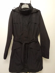 The North Face Regen Jacke Mantel Outdoor Gr. XS Schwarz Hyvent Kapuze Trench - Bild 1 von 9