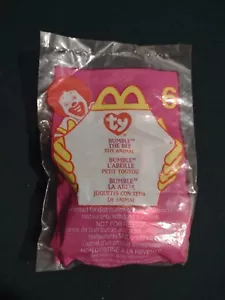 Juguete Happy Meal Bumble the Bee #6 Ty Teenie Beanie Baby McDonald's 2000 - Imagen 1 de 6