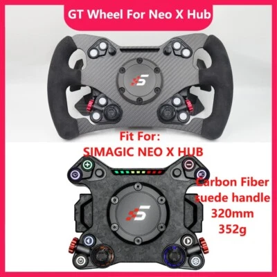 SIMPUSH  GT F1 Simracing Wheel Mod For Simagic Neo X Hub - Image 1 of 4