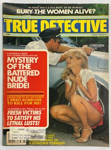 True Detective Magazine, January 1989, Vintage True Crime Stories, Pulp - Picture 1 of 4