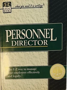 Personnel Director by Mario D  German (1994, Paperback) - Imagen 1 de 8