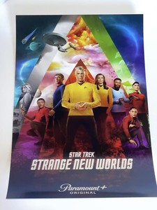 SDCC 2023 STAR TREK STRANGE NEW WORLDS PROMO POSTER STAR TREK