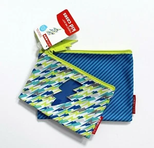 Skip Hop 2 Pezzi Lightning Forget Me Not Zip Matita Organizza Astuccio Borsa - Foto 1 di 5