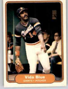 Tarjeta base azul Fleer Vida 1982 MLB PWE Giants #384 - Imagen 1 de 2