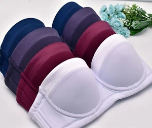 UK Size Multiway Strapless Bra Balconette Push up Padded Bra 32-46 B-C-D-DD-E - Picture 1 of 25