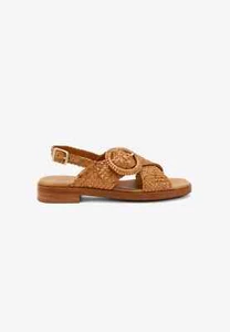 SANDALO FRAU Donna 87T9 COGNAC VENEZIA Col. CUOIO Sconto -15% - Imagen 1 de 6