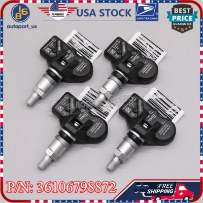 36106798872 TPMS (4) sensores de neumáticos para Mini Countryman Paceman Roadster 2015 2016 Foto 1 de 4