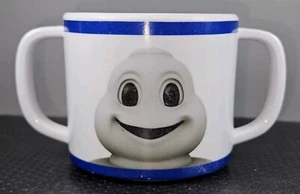 Vintage Michelin Melamine Mug Double Handled Cup Michelin Man - Picture 1 of 10