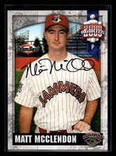 2000 Team Best Rookies #168 Matt McClendon Auto   Mint+ New