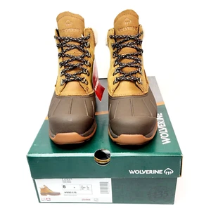 Wolverine Women's Frost Cognac/Brown Insulated Waterproof Boots Size 8M W880376 - Picture 1 of 12