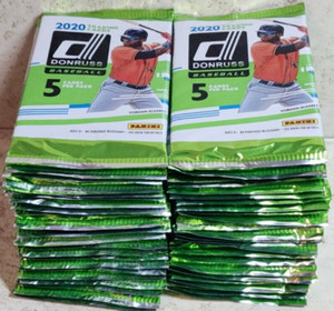 2020 Donruss Baseball Dollar General Exclusive SEALED Pack with Yellow Parallels