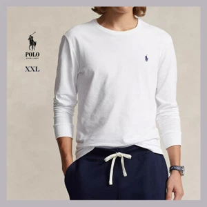 Neu mit Etikett - Polo Ralph Lauren Herren Classic-Fit Jersey Langarm T-Shirt, weiß XXL - Bild 1 von 10