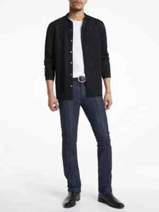 NWT $598 John Varvatos Lenox Jeans In Ink Size:32 - Picture 1 of 6