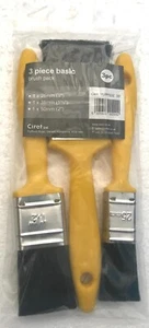 Paint Brush Set 3 Piece Synthetic - Picture 1 of 2