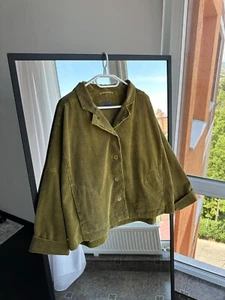 Vintage OSKA Corduroy Olive Jacket Women’s Size M - Picture 1 of 14