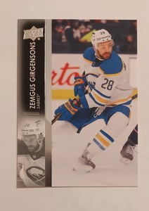 2021-22 Upper Deck Series 2 #269 Zemgus Girgensons Buffalo Sabres