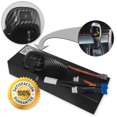 OEM SCHALTHEBEL SCHALTKNAUF AUTOMATIK FÜR BMW 3er E90 E91 LEDER LED BELEUCHTUNG - Bild 1 von 4