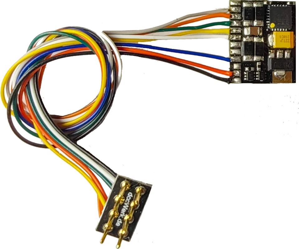 100903 NEM652 2A DCC + MM 9 Kanal FUNKTIONS DECODER mit SUSI, Fernlicht H0/TT - Bild 1 von 2