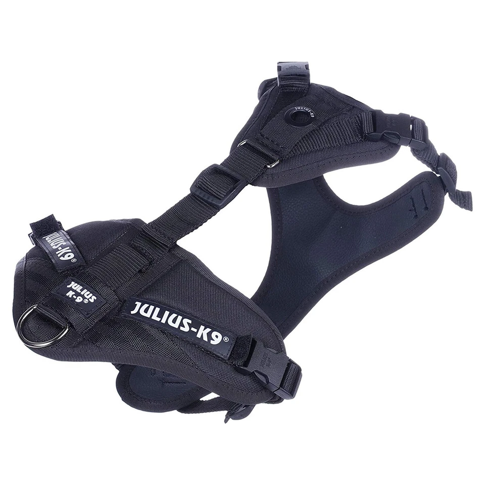 Julius-K9 Mantrailing Geschirr schwarz | Profigeschirr für Arbeitshunde - Bild 1 von 2