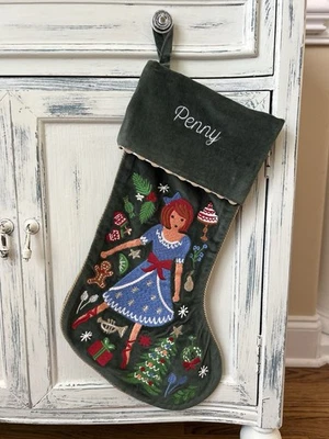 Medias Pottery Barn Kids Rifle Paper Co. Clara Velvet “Penny” NUEVO SIN ETIQUETAS OB LEER Foto 1 de 4