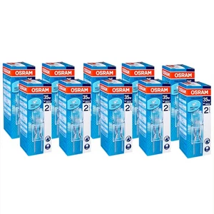 10 x Osram GY6,35 Halogen Stiftsockellampe 35W 12V Halostar warmweiß dimmbar - Bild 1 von 5