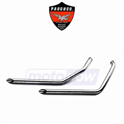 Paughco Slash Cut Drag Pipes for 2007-2009 Harley Davidson FLTR Road Glide - gz - Imagem 1 de 4
