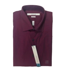 Perry Ellis Portfolio Mens Long Sleeve Dress Shirt Sz Sm 15-32/33 VerySlim - Picture 1 of 6