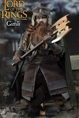 Mango de madera de acero al carbono hecho a mano de 30,75" The Battle Axe of Gimli con cuero Foto 1 de 4