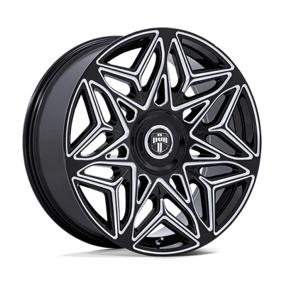 Rueda fresada negra brillante anomalía 24x9 DUB DC274 5x115/5x120 (15 mm) Foto 1 de 4