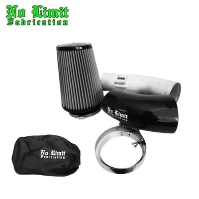 Admisión de aire frío crudo seco sin límite con prefiltro rojo para Powerstroke 11-16 6,7 L Foto 1 de 4