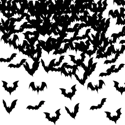 Halloween Bat Cupcake Toppers 40 Pcs Edible Wafer Paper Decorations - Image 1 of 4