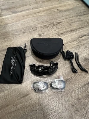 Wiley-X Gafas Balísticas Gafas Motociclista Z87-2 Estuche Acolchado Lente de Seguridad Foto 1 de 3