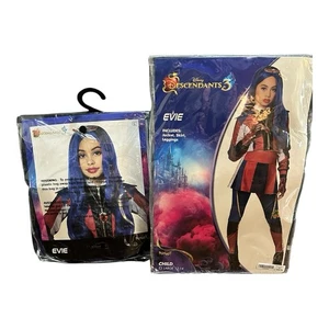 Disney Descendants 3 Evie Costume Child Large 12-14 Includes Wig & Accessories - Picture 1 of 2